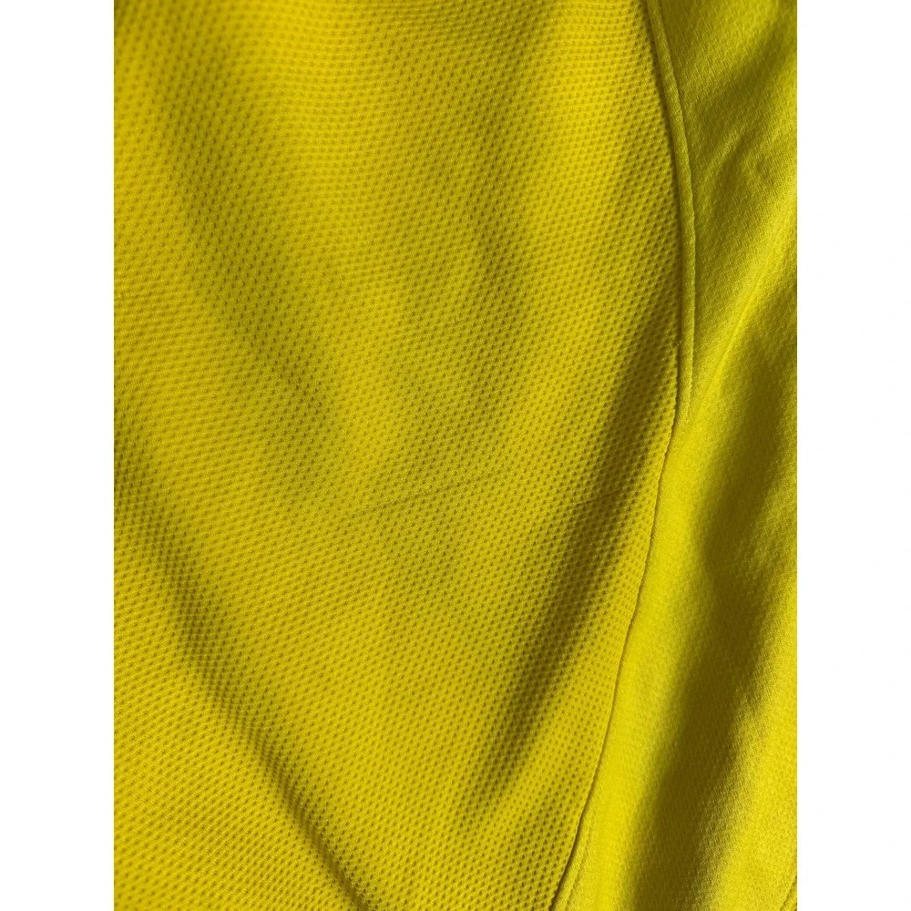 Jordan Men's Yellow Basketball Shorts Dri-FIT Athletic Gym Mesh Shorts Size L